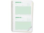 Phone Message Book -  Service Call Book