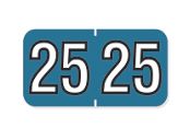 2025 Barkley End Tab Compatible Year Label Blue