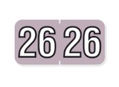 2026 Barkley End Tab Compatible Year Label Lavender