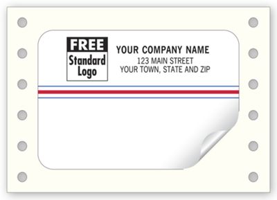 Continuous Small Mailing Label