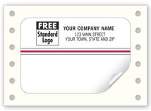 Continuous Small Mailing Label