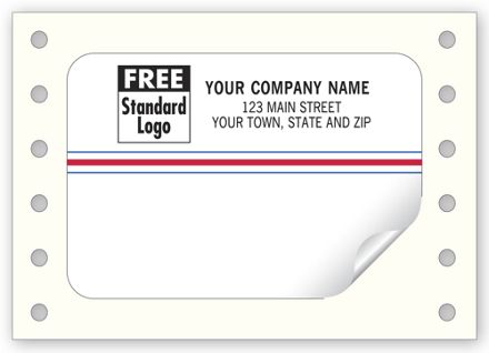 Continuous Small Mailing Label