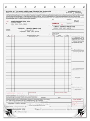 Bills of Lading - Large with Carbons 1225