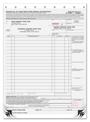 Bills of Lading - Large with Carbons 1225