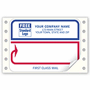 First Class Mail, Mailing Labels, Continuous, White 1231