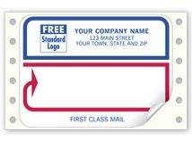 First Class Mail, Mailing Labels, Continuous, White