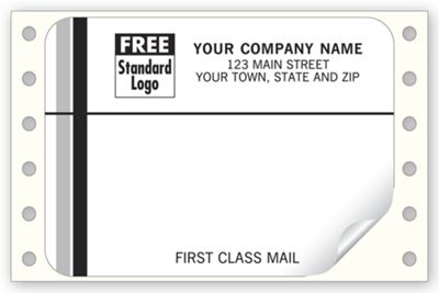 First Class Mail, Mailing Labels, Continuous, White 1234