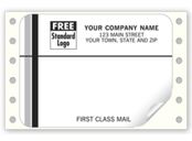 First Class Mail, Mailing Labels, Continuous, White