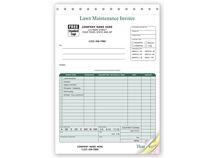 Landscaping Invoice - 6 3/8 x 8 1/2