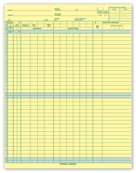Topwrite Payroll Ledger