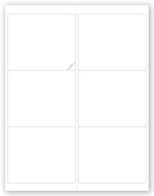 Shipping Labels, Laser, Blank 12655