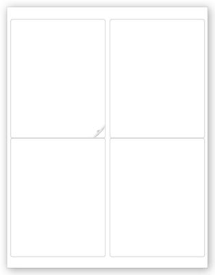 Labels, Laser, Blank 12656