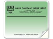 4 x 3 1/3 Laser Teal Mailing Labels