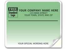 4 x 3 1/3 Laser Teal Mailing Labels