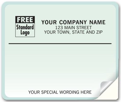 Balance Mailing Labels, Laser, Blue Gradient 12697