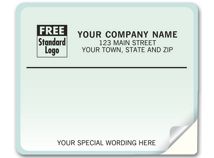 Balance Mailing Labels, Laser, Blue Gradient