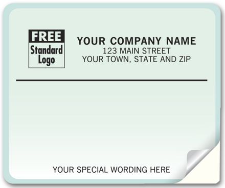 Balance Mailing Labels, Laser, Blue Gradient