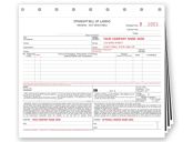Small Format Bills of Lading with Carbon
