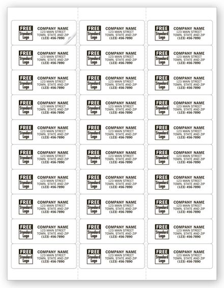 Mailing Labels, Laser, Permanent