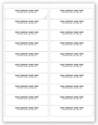 Mailing Labels, Laser, Imprinted