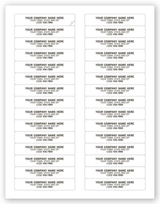 File Folder Labels, Laser, White 12736