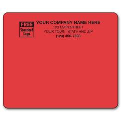 Fluorescent Laser Shipping Label