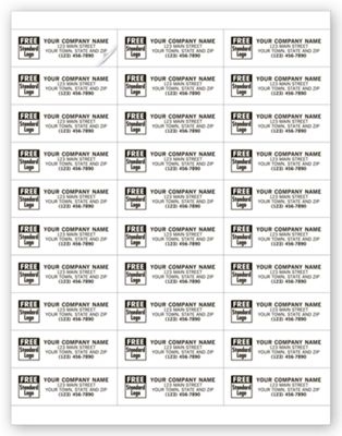 Labels, Laser, Clear 12743