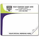 Chartreuse and Purple Laser and Inkjet Mailing Label 12764