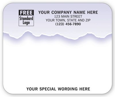 Purple Swatch Laser Mailing Label 12773