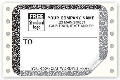Continuous Mailing Label