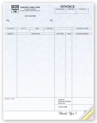 Invoices, Laser, Parchment - Form Magic Compatible 13034G