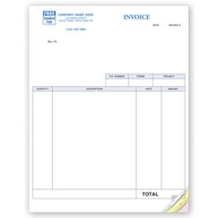 Service Invoices, Laser, Classic - Quickbooks Compatible