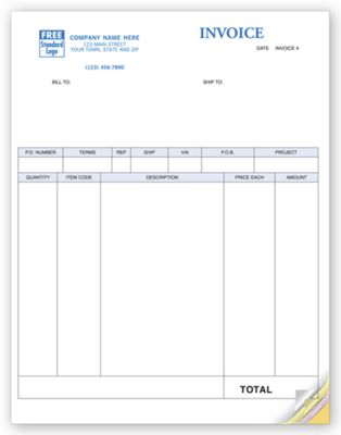 Product Invoices, Laser, Classic - Quickbooks Compatible 13055