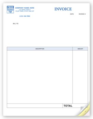 Invoices, Professional, Laser, Classic - Quickbooks Compatible 13056