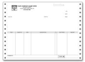 9 1/2 x 7 Invoice