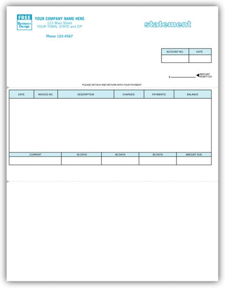 Laser/Inkjet Statement