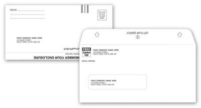 Combination, Mailer and Return Envelope 13109
