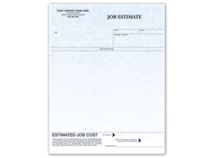 Laser Job Estimate Parchment