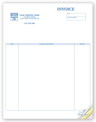 Invoices, Laser, Classic 13185