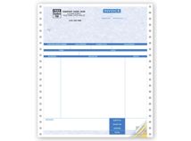 Service Invoices, Continuous, Parchment