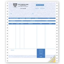 Continuous Inventory Invoice Parchment - Onewrite Compatible