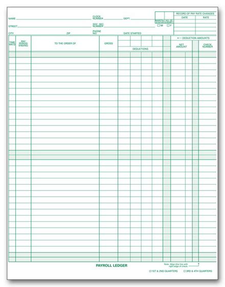 Payroll/Expense Ledger