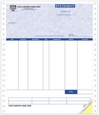 Continuous Statement  Parchment