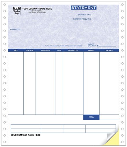 Continuous Statement  Parchment