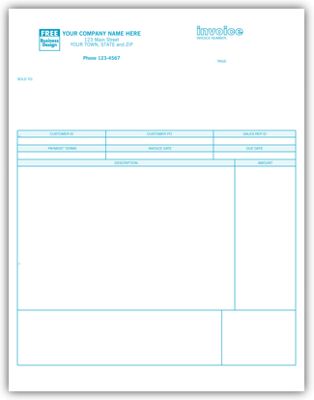 Classic Laser and Inkjet Service Invoice 13344