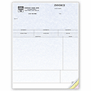 Service Invoices, Laser, Parchment 13344G