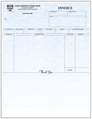 Laser Invoice Parchment 13442G