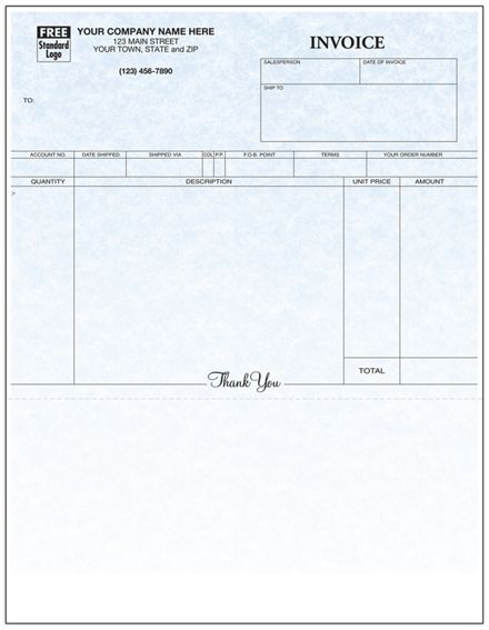 Laser Invoice Parchment