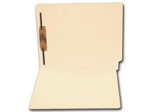 End Tab Full Cut Manila Folder, 11 pt, One Fastener