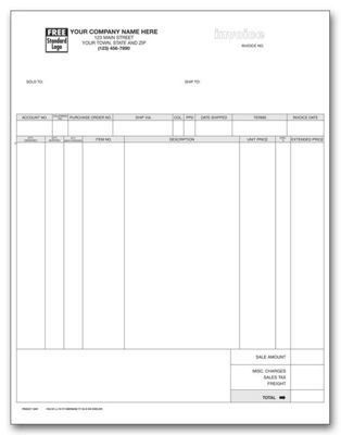 Laser Invoice 13467